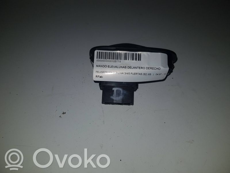 Peugeot 306 Electric window control switch 