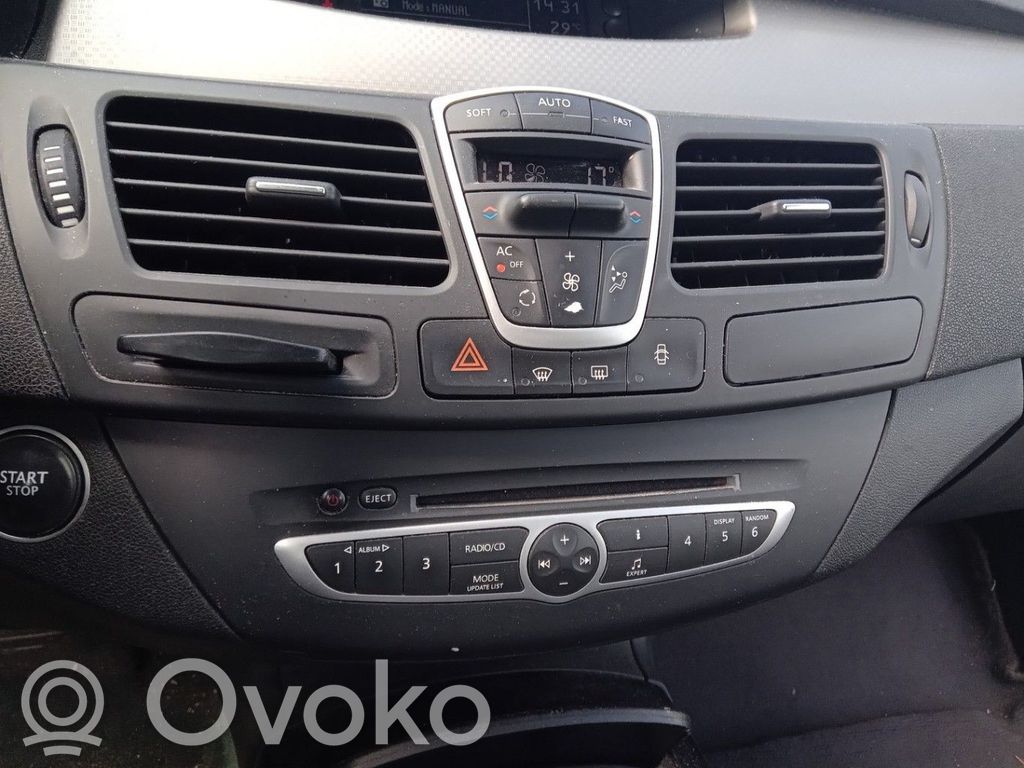 Renault Laguna III Botón interruptor de luz de peligro 