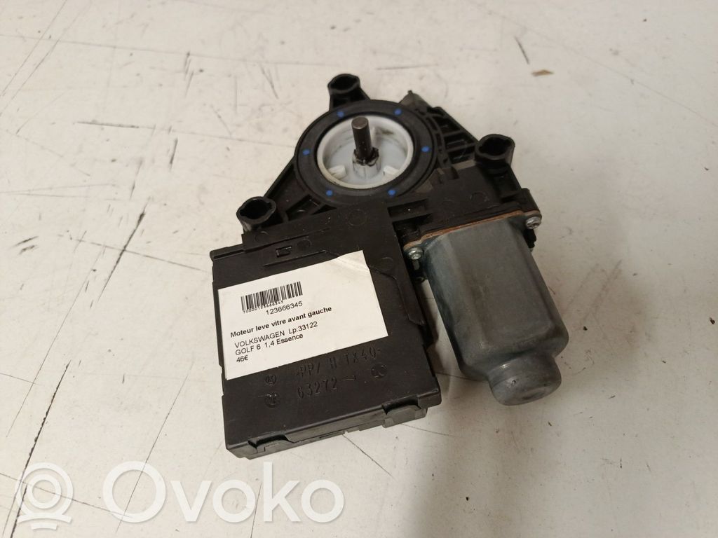 Volkswagen Golf VI Silnik regulatora szyby drzwi przednich 