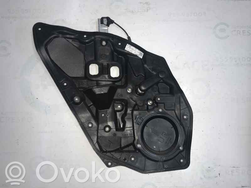 Mazda 2 Regulador de puerta trasera con motor 