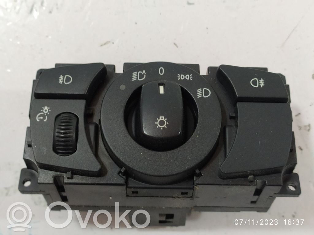 BMW 5 E60 E61 Interruptor de control del panel de luces 