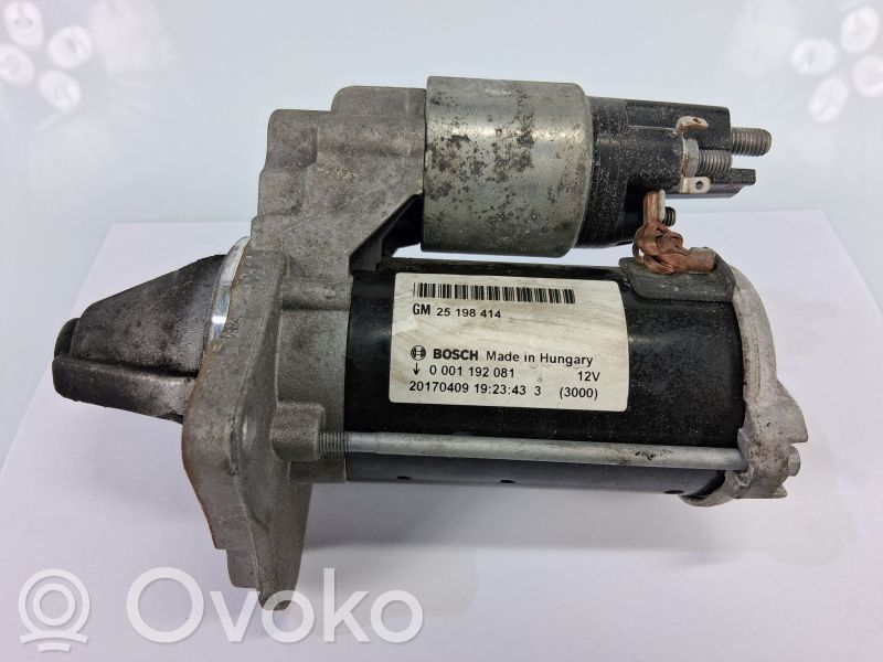 Opel Adam Starter motor 