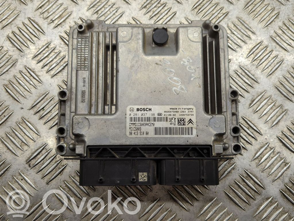 Peugeot 3008 II Engine control unit/module 