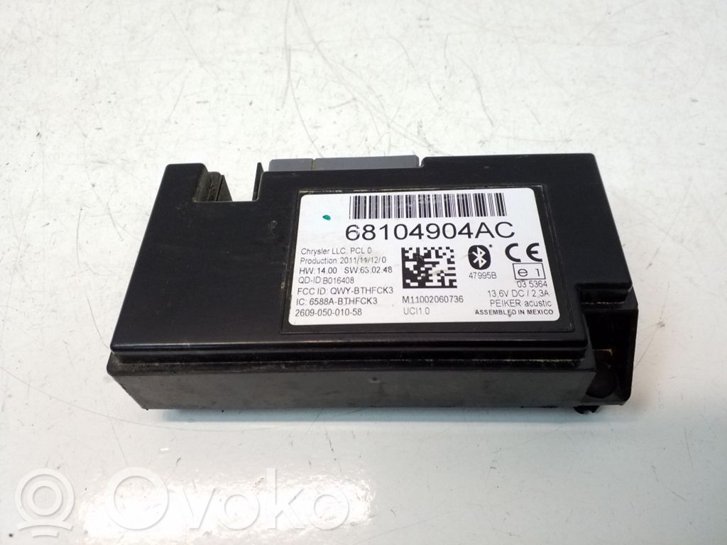 Chrysler Town & Country V Bluetooth control unit module 