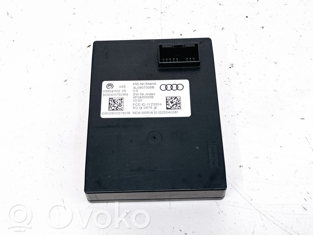 Audi Q7 4L Moduł / Sterownik systemu uruchamiania bezkluczykowego 