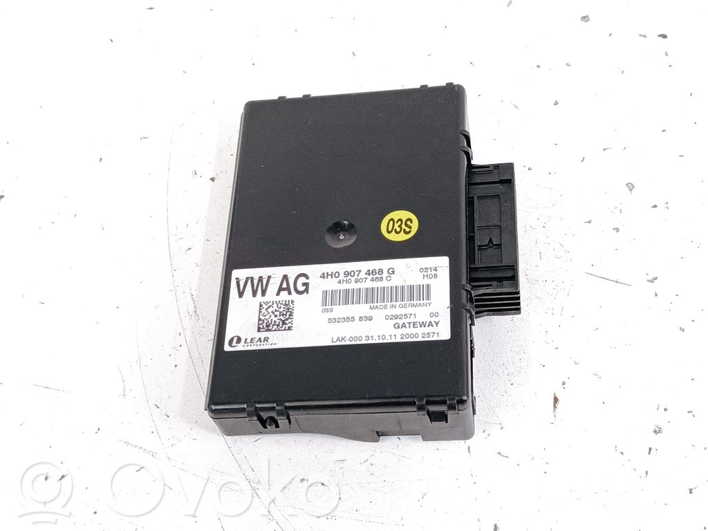 Audi A8 S8 D4 4H Gateway control module 
