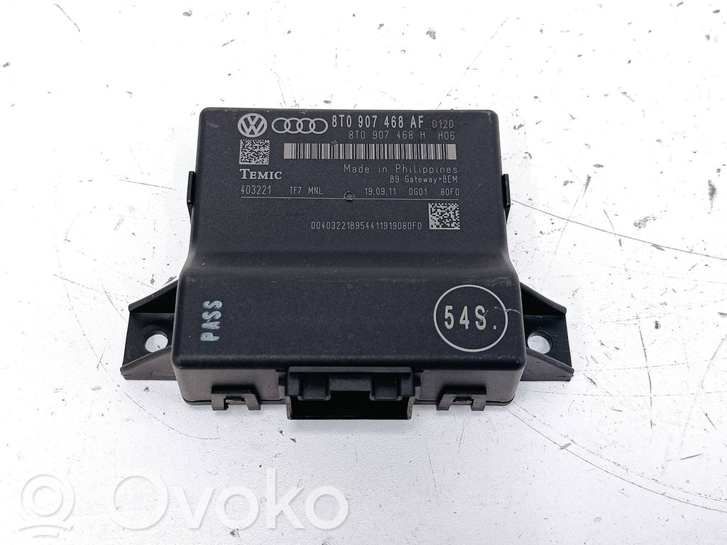 Audi A4 S4 B8 8K Módulo de control Gateway 