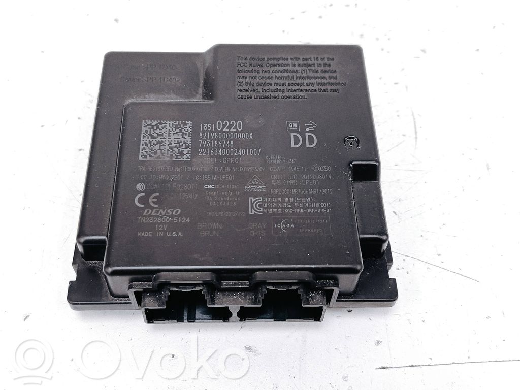 Buick Encore I Keyless (KESSY) go control unit/module 