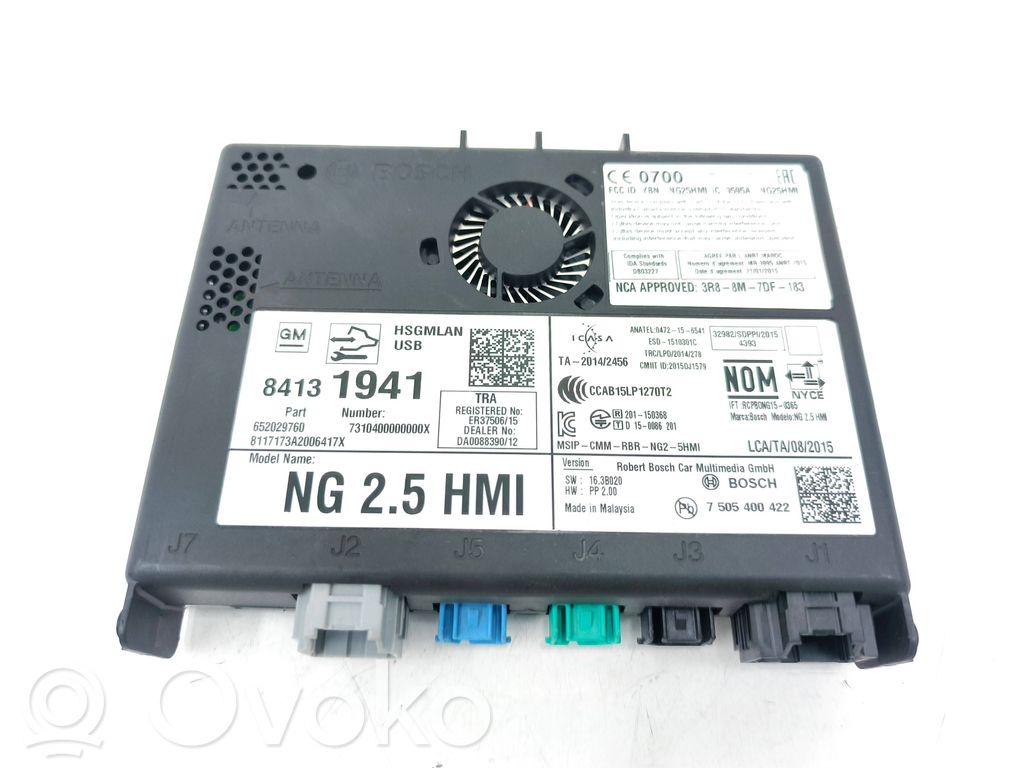 Buick Encore I GPS navigation control unit/module 