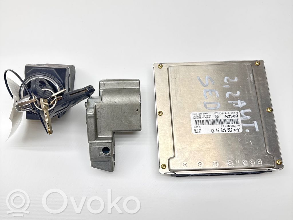 Mercedes-Benz E W210 Engine ECU kit and lock set 