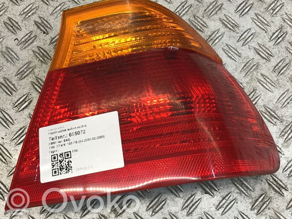 BMW 3 E46 Luz trasera/de freno 