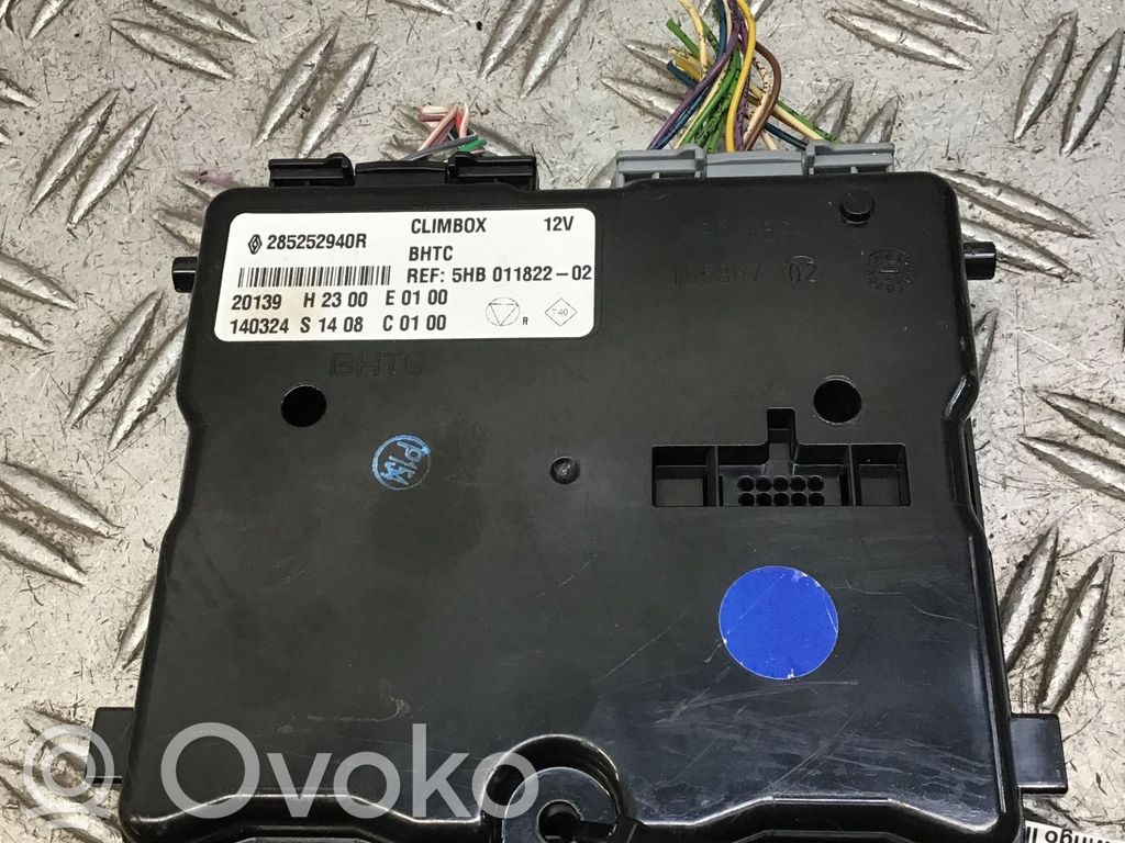 Renault Twingo III Air conditioning/heating control unit 