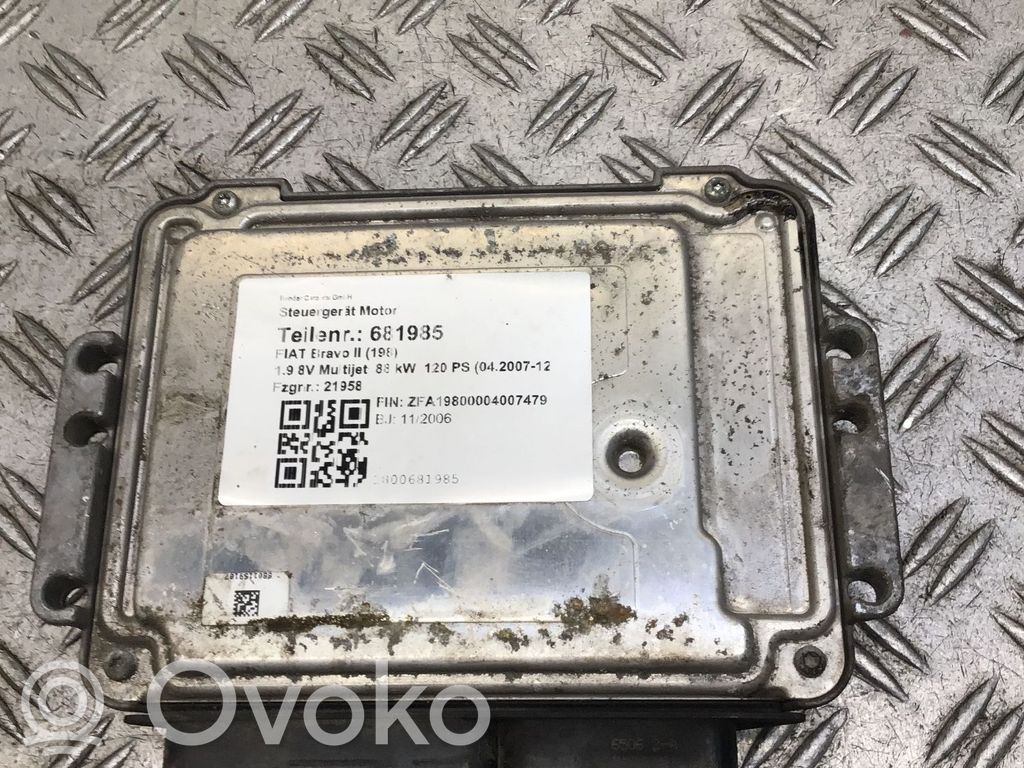 Fiat Bravo Engine control unit/module 