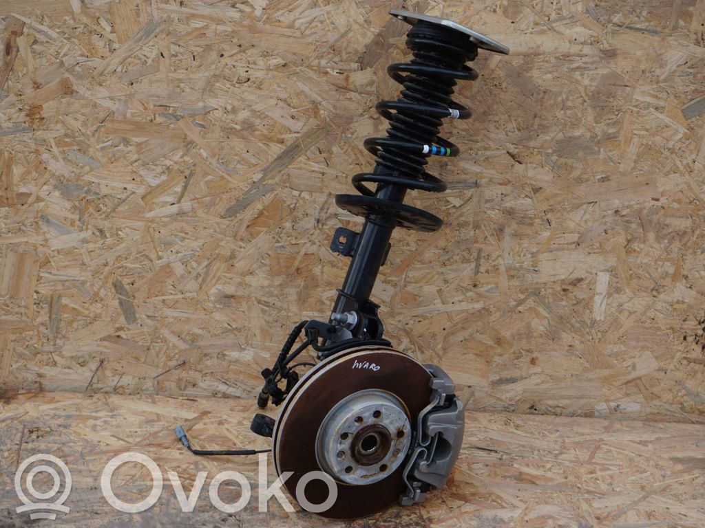 Front wheel hub spindle knuckle
