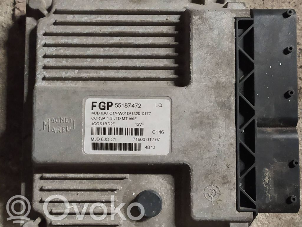 Opel Corsa C Engine control unit/module 