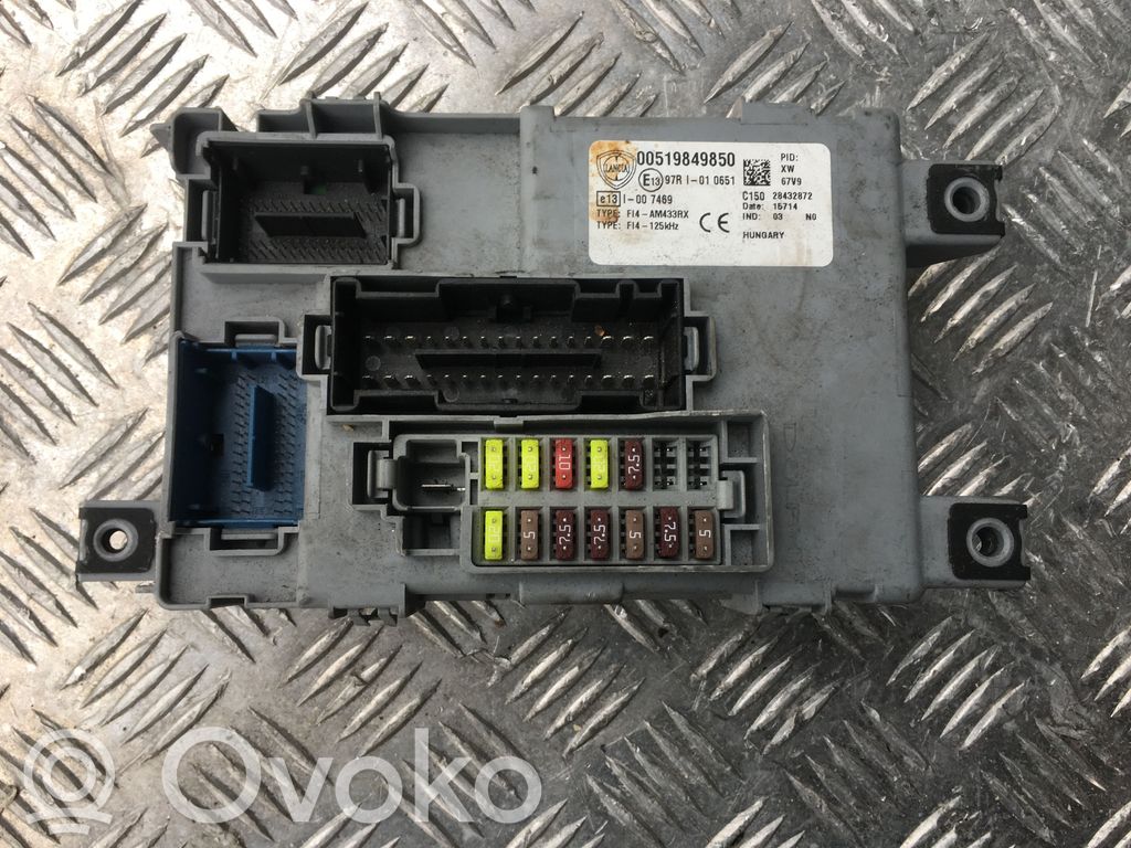 Lancia Ypsilon Module de contrôle carrosserie centrale 