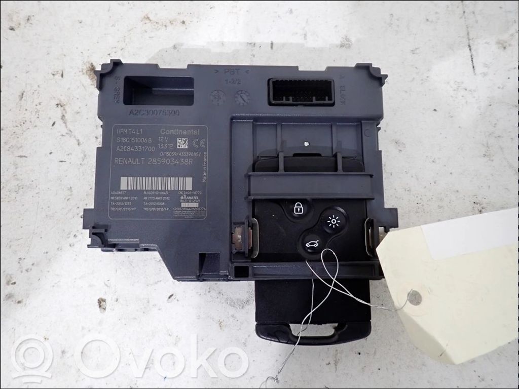 Renault Clio IV Ignition key card reader 