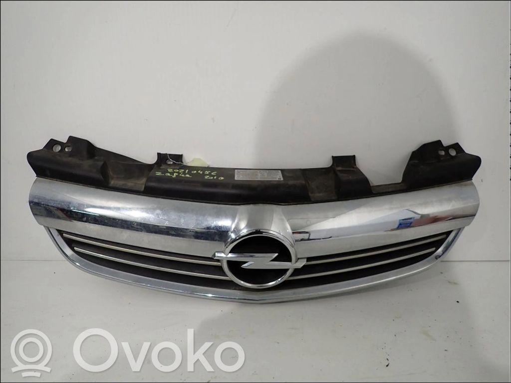 Opel Zafira B Etupuskurin ylempi jäähdytinsäleikkö 