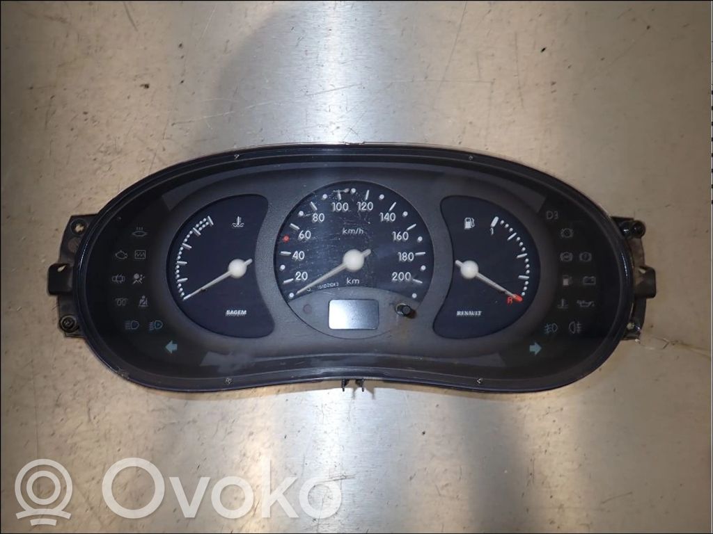 Renault Clio II Speedometer (instrument cluster) 