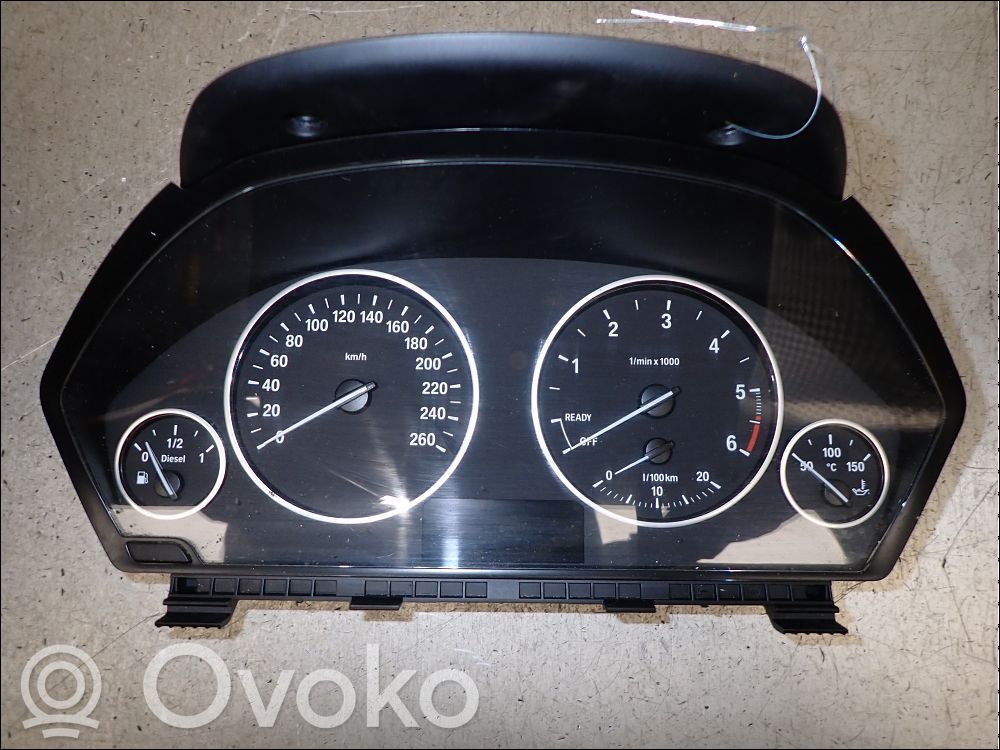 BMW 3 F30 F35 F31 Speedometer (instrument cluster) 