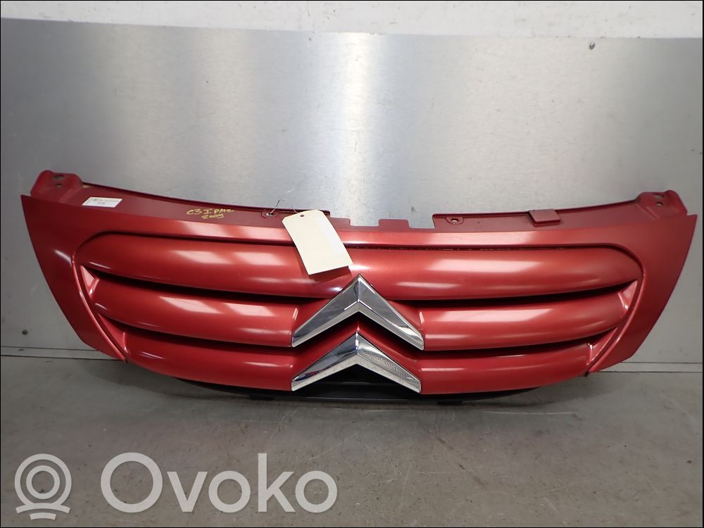Citroen C3 Etupuskurin ylempi jäähdytinsäleikkö 