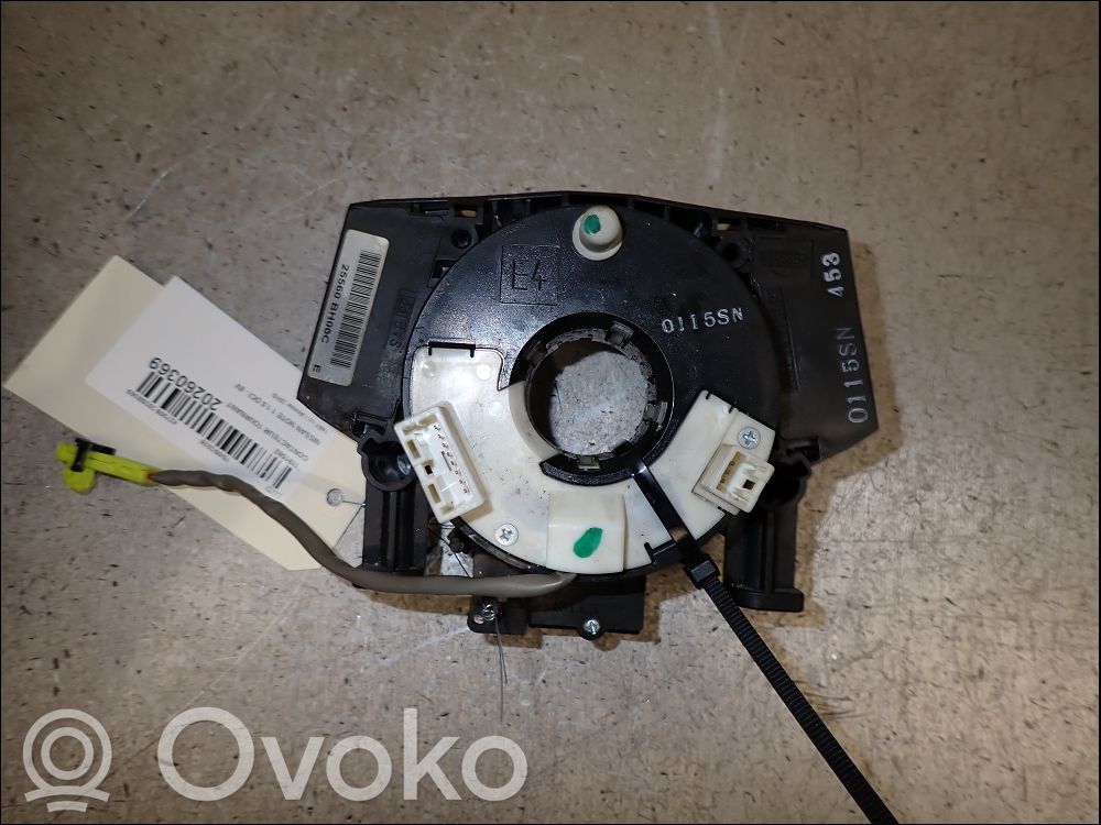 Nissan Note (E11) Bague collectrice/contacteur tournant airbag (bague SRS) 