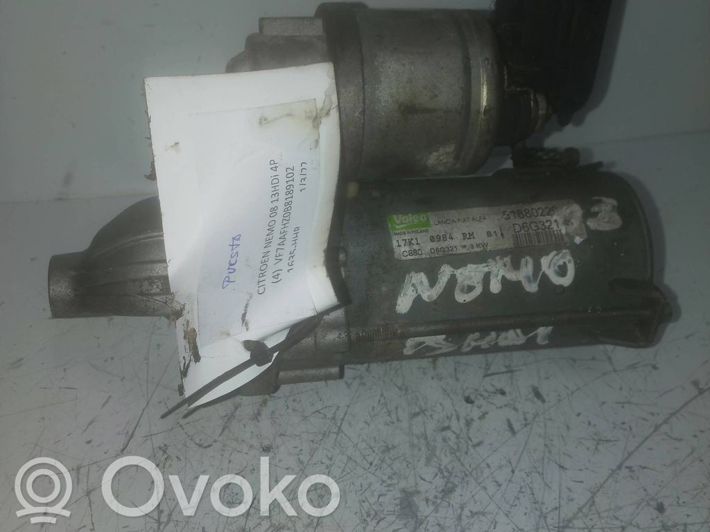 Starteris   D6G321,VALEO