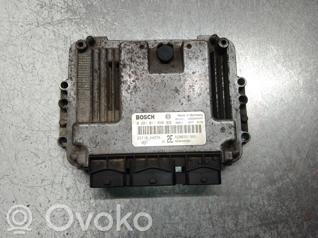 Engine control unit/module   0281011646,82004603912E