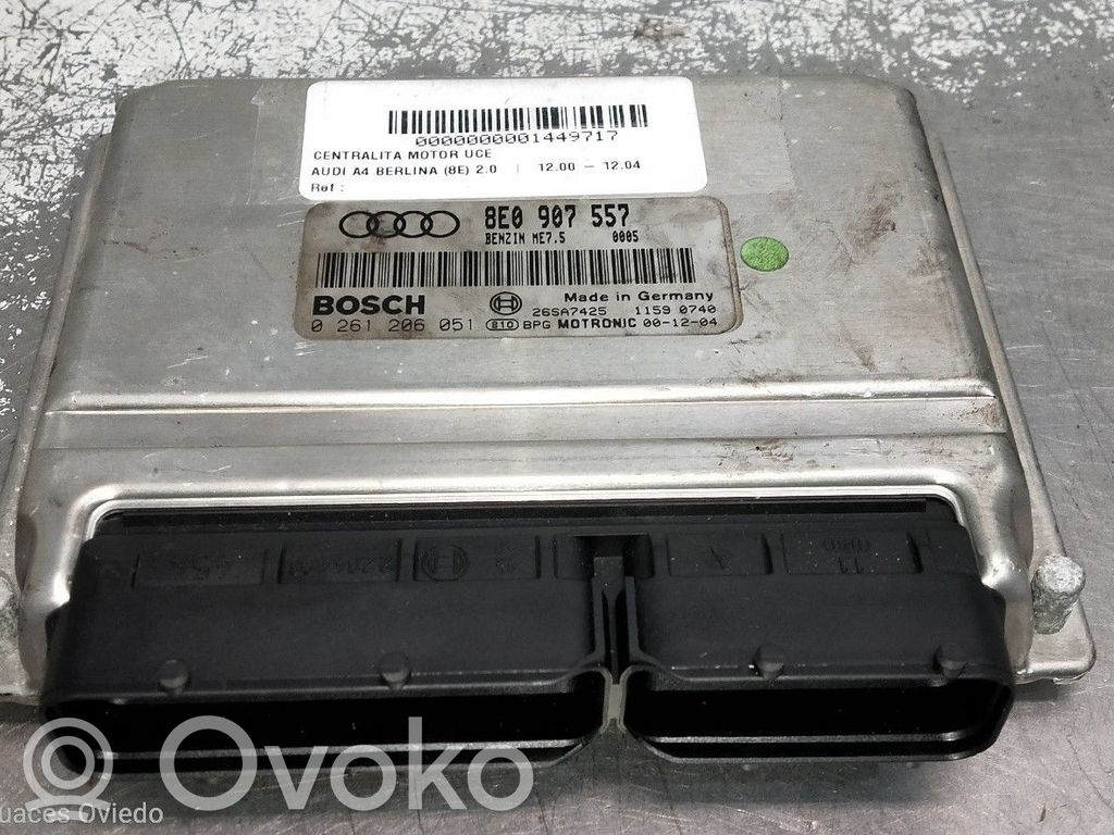 Audi A4 S4 B6 8E 8H Unitate/modul de control motor 