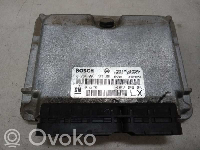 Engine control unit/module   0281001793,90589740