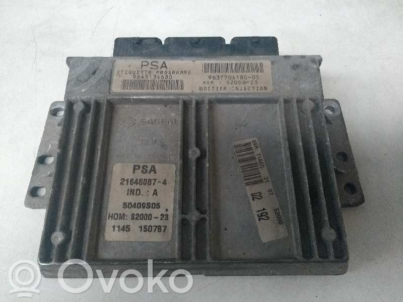 Peugeot 206 Engine control unit/module 