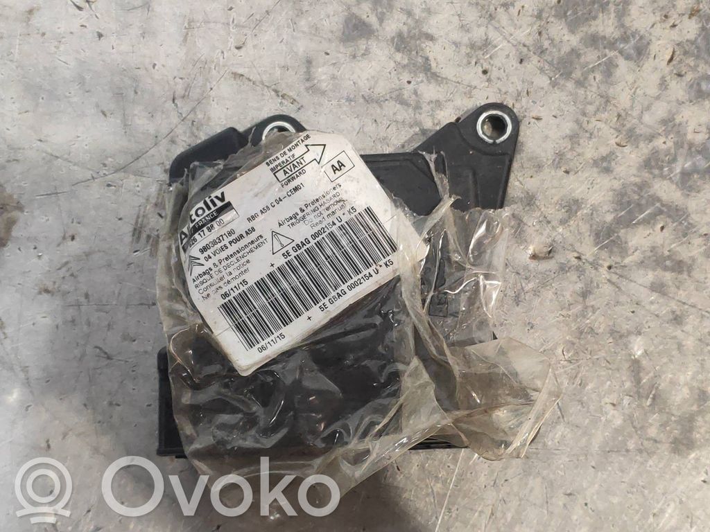Airbag control unit/module   9803837180,626178800