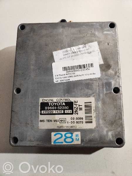 Engine control unit/module   8966152280,2110007430,2NZFEMT