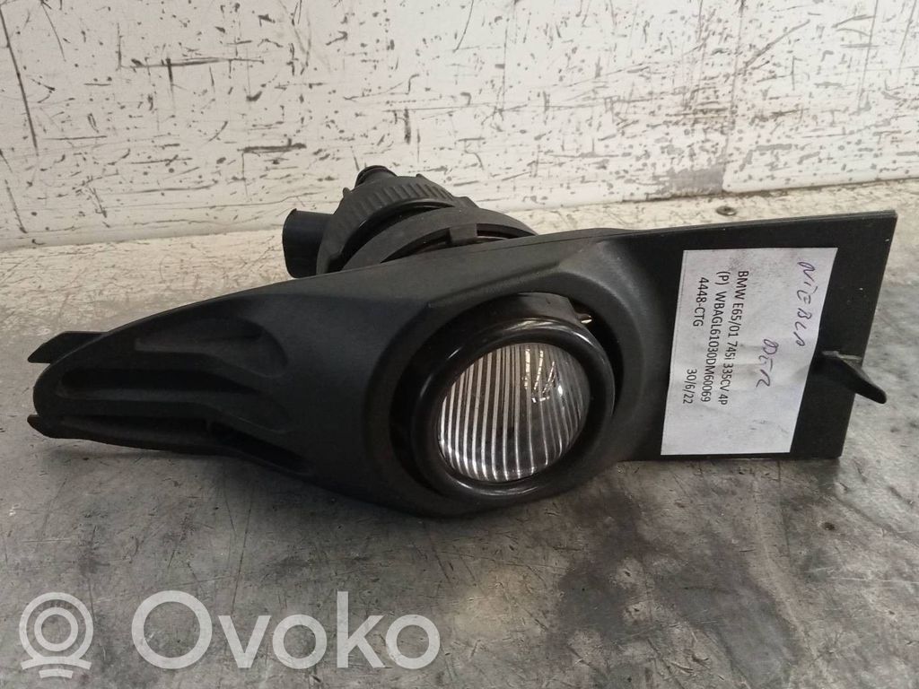 BMW 7 E65 E66 Luz de niebla delantera 
