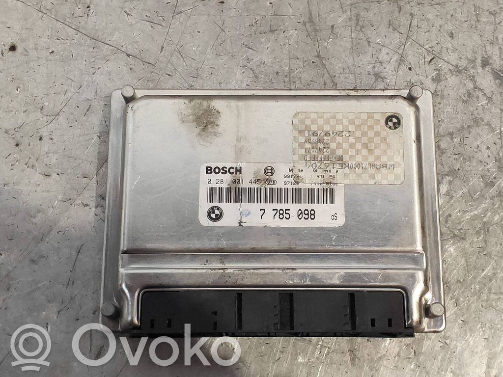Moottorin ohjainlaite/moduuli   0281001445,7785098,BOSCH