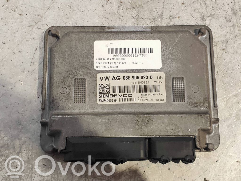 Engine control unit/module   5WP4046004,03E906023D,SIEMENS
