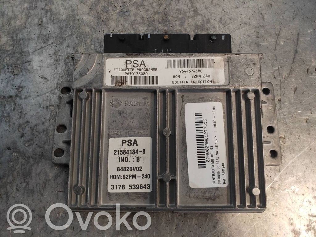 Citroen C5 Engine control unit/module 
