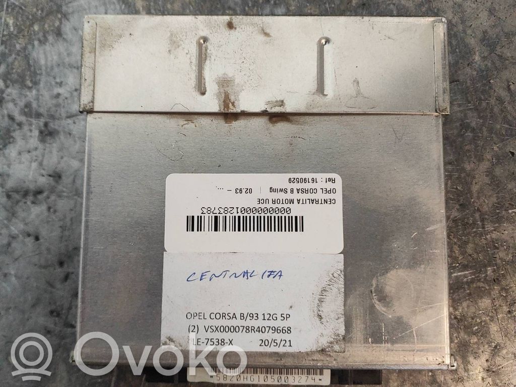 Opel Corsa A Engine control unit/module 