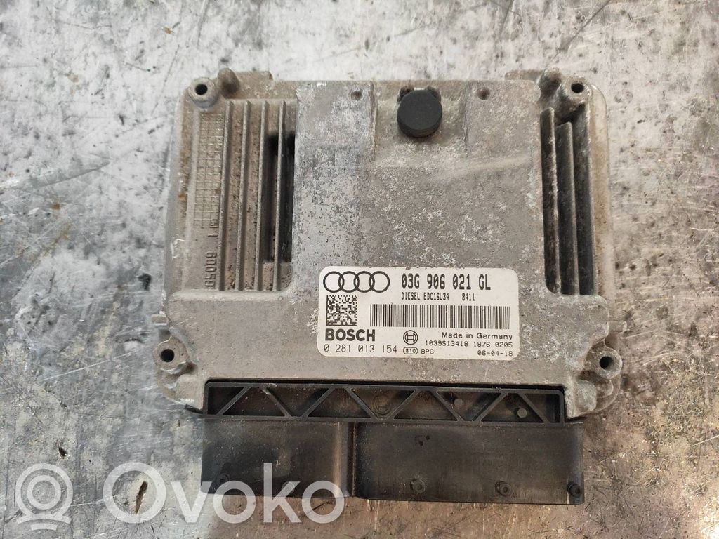 Engine control unit/module   0281013154,03G906021GL