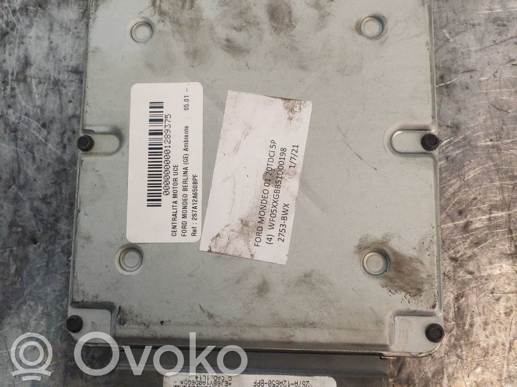 Engine control unit/module   2S7A12A650BPF,DES5
