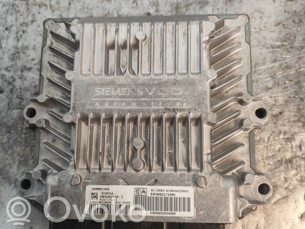 Engine control unit/module   5WS40264FT,SW9662272880