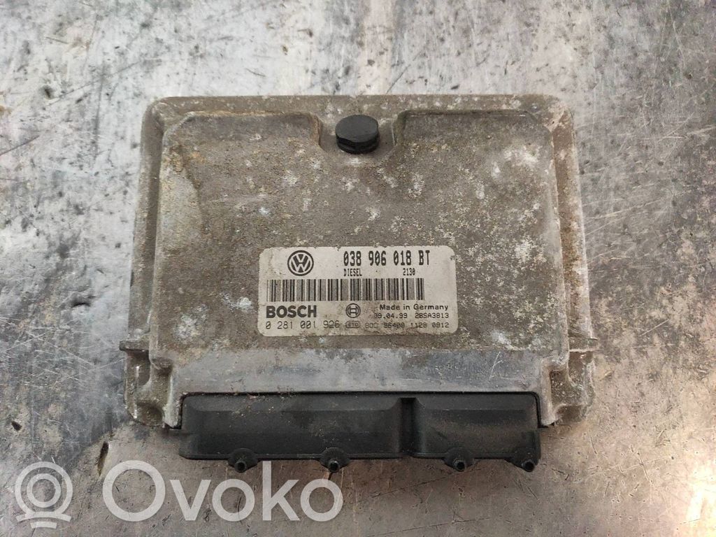 Engine control unit/module   0281001926,038906018BT