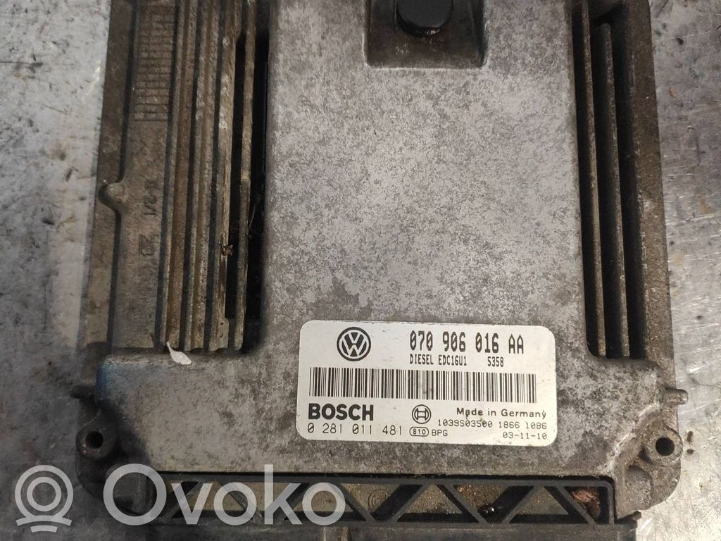 Engine control unit/module   0281011481,070906016AA