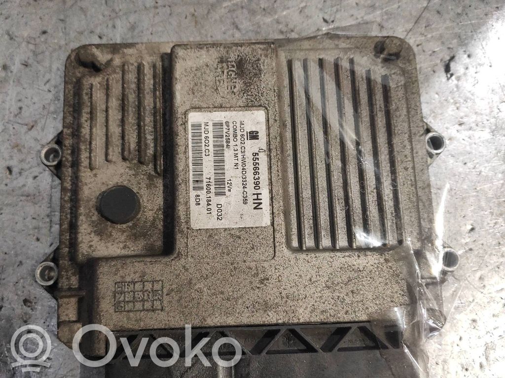 Sterownik / Moduł ECU   55566390,MJD6O2C37160018401,6P7V2584I