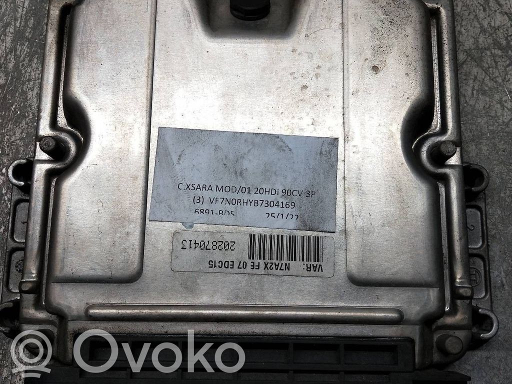 Engine control unit/module   0281010550,9641608480,EDC15