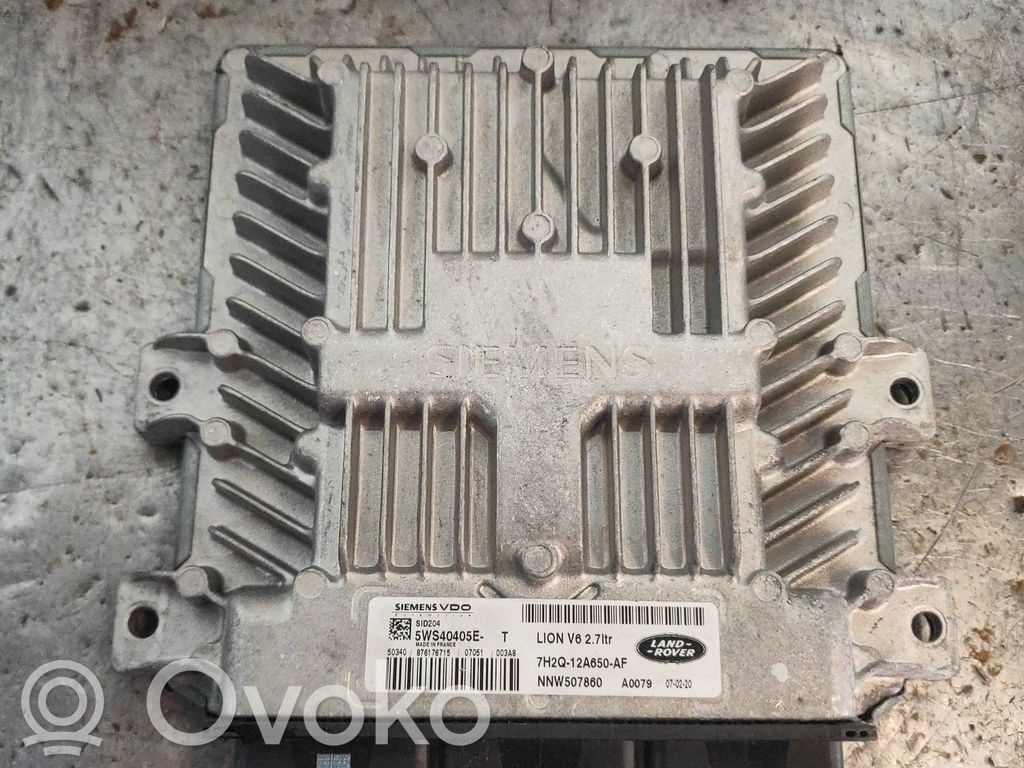 Engine control unit/module   5WS40405E,7H2Q12A650AF