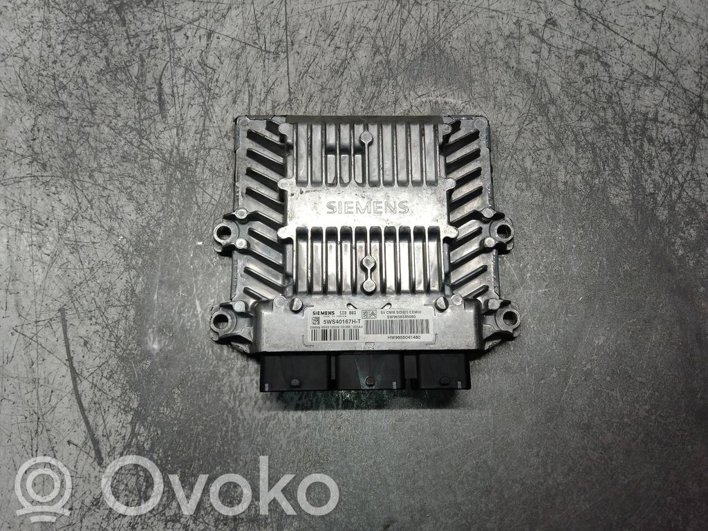 Engine control unit/module   5WS40167HT,SW9658345080,HW9655041480SID803