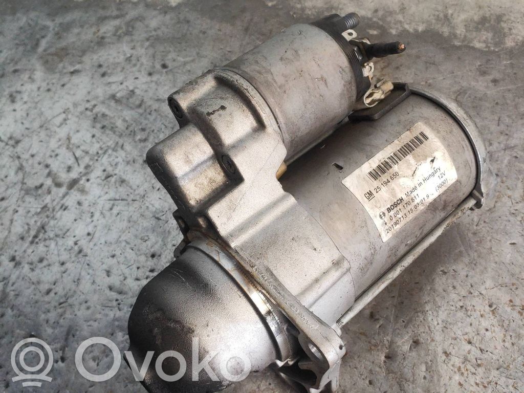 Anlasser   0001170611,25194650