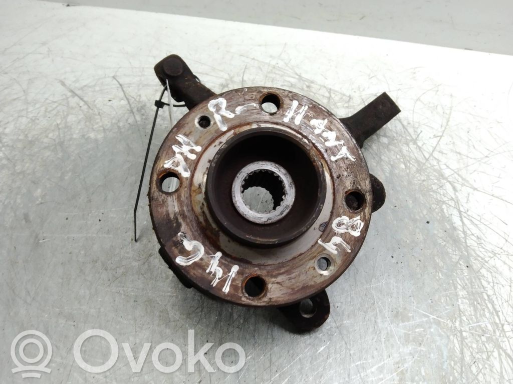 Front wheel hub spindle knuckle