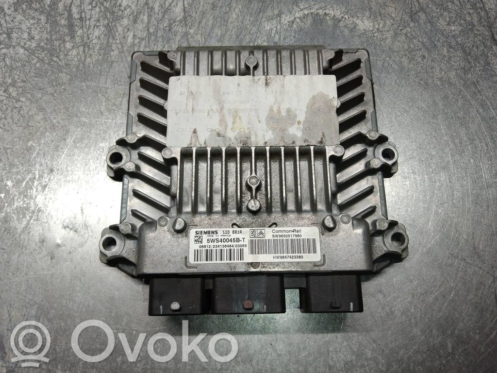 Peugeot 307 Engine control unit/module 